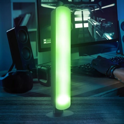 ذا سورس شريط إضاءة LED تفاعلي مع الصوت يعمل عبر USB للحفلات والترفيه 26 سم × 7 سم × 5 سم مزامنة مع الموسيقى تأثيرات إضاءة ديناميكية متعددة الألوان جو مثالي - ذا سورس - Image 8