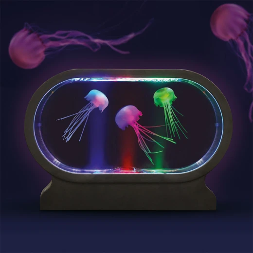مصباح ذا سورس لقنديل البحر الصغير بتصميم بيضاوي إضاءة مزاجية LED مهدئة 20 سم - ذا سورس - Image 11