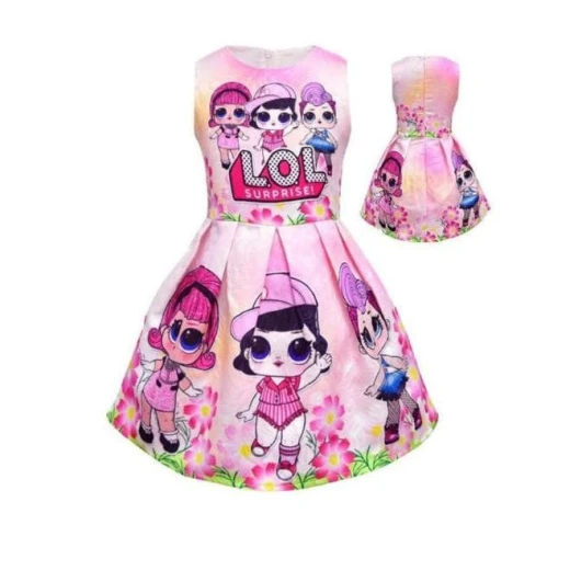 فستان LOL Surprise Sparkle & Shine للبنات: لعمر 3-5 سنوات، بتصميم ملون ومرح، مثالي للحفلات والتنكر، استعدي للدوران واللمعان والتألق! فستان LOL Surprise Sparkle & Shine للبنات: لعمر 3-5 سنوات، بتصميم ملون ومرح، مثالي للحفلات والتنكر، استعدي للدوران واللمعان والتألق!