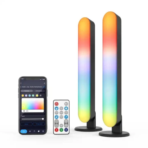 مجموعة The Source RED5 المكونة من 2 شريط إضاءة LED مفعّلة بالصوت: تجربة سمعية بصرية غامرة مع أوضاع إضاءة متعددة للموسيقى والألعاب والمزيد - ريد5 - Image 5