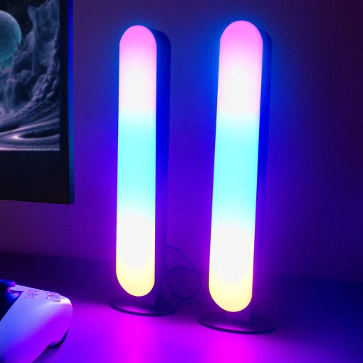 مجموعة The Source RED5 المكونة من 2 شريط إضاءة LED مفعّلة بالصوت: تجربة سمعية بصرية غامرة مع أوضاع إضاءة متعددة للموسيقى والألعاب والمزيد - ريد5 - Image 8