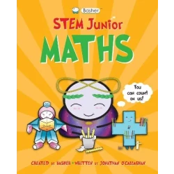 Basher STEM Junior Maths Book: Educational Guide to Numbers, Arithmetic, and Concepts for Children