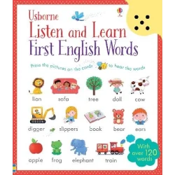 Listen And Learn First English Words Book For Toddlers, Preschoolers, Early Learners