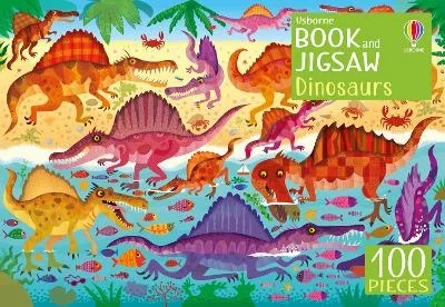 Usborne Dinosaurs Book and Jigsaw Puzzle Set, Educational Learning Toy for Kids Usborne Dinosaurs Book and Jigsaw Puzzle Set, Educational Learning Toy for Kids