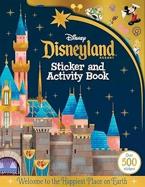 كتاب أنشطة ديزني لاند باركس، كتاب ملصقات للأطفال، ملصقات قابلة لإعادة الاستخدام، ألعاب ممتعة كتاب أنشطة ديزني لاند باركس، كتاب ملصقات للأطفال، ملصقات قابلة لإعادة الاستخدام، ألعاب ممتعة
