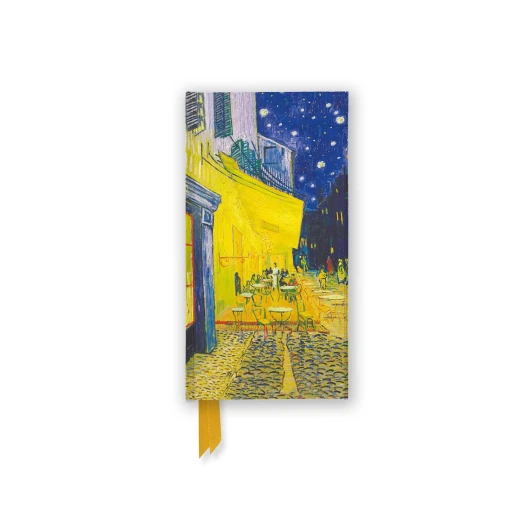 Vincent Van Gogh Cafe Terrace Foiled Slimline Journal, Artistic Notebook for Notes - Vincent van gogh - Image 2