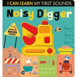 Children's Book: Noisy Digger Interactive Storybook for Kids Featuring Construction Scenes and Sounds, Age 3-6. Engaging and Educational 1st Edition