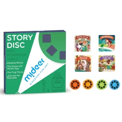 Mideer Story Disc Player for Kids Age 3+ Interactive Educational Toy with 5 Discs and Easy Operation for Preschoolers