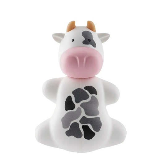 Adorable Cow Toothbrush Cover For Kids Fun Animal Design Protects Toothbrush From Germs & Dust Suction Cup For Easy Bathroom Mount, Perfect For Daily Use - Flp fun animal - Image 3