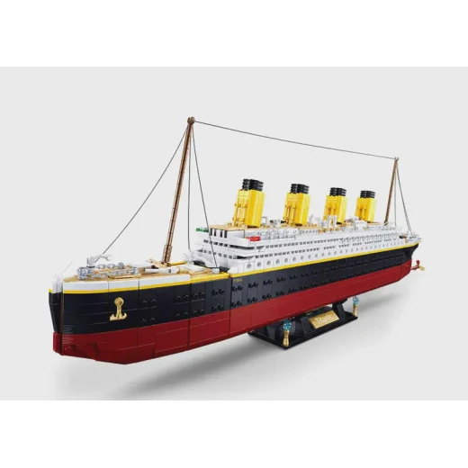 موديل بريكس تايتانيك 1/350 مجموعة بناء نموذج مفصلة، تتميز بـ 2370 قطعة، نسخة طبق الأصل لسفينة تاريخية كلاسيكية لهواة الجمع والمتحمسين، بناء مفصل للغاية موديل بريكس تايتانيك 1/350 مجموعة بناء نموذج مفصلة، تتميز بـ 2370 قطعة، نسخة طبق الأصل لسفينة تاريخية كلاسيكية لهواة الجمع والمتحمسين، بناء مفصل للغاية