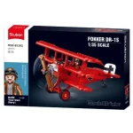 ModelBricks Fokker DR 1S Airplane Model Kit 1/35 Scale Featuring 281 Pieces For Advanced Modelers Aircraft Enthusiasts Detailed Construction Set Highly Collectible - Modelbricks