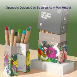 Mideer Vibrant Colored Pencils Set for Kids 48 Colors Ages 4+ Premium Quality Art Supplies for Coloring and Drawing