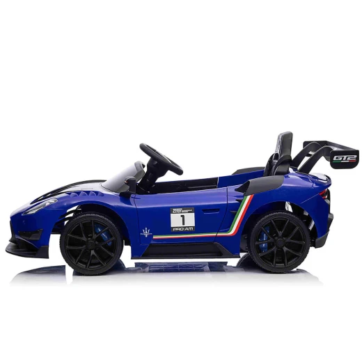 سيارة مازيراتي MC20 GT2 كهربائية للركوب 24 فولت زرقاء بجهاز تحكم عن بعد سيارة مازيراتي MC20 GT2 كهربائية للركوب 24 فولت زرقاء بجهاز تحكم عن بعد