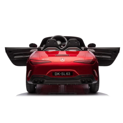 سيارة مرسيدس بنز DK SL63 حمراء كهربائية 12 فولت 4 محركات جهاز تحكم عن بعد - DK - Image 5