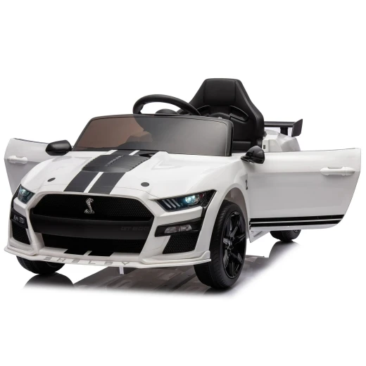 سيارة فورد موستانج شيلبي GT500 للركوب، مرخصة كهربائية 12 فولت، تحكم عن بعد، أبيض - فورد - Image 6