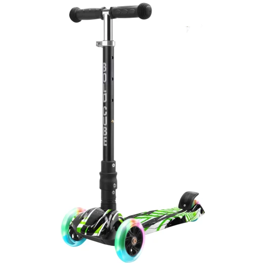 سكوتر بولدكيوب بثلاث عجلات سوِيفت أخضر للأطفال من عمر 5-10 سنوات سكوتر بولدكيوب بثلاث عجلات سوِيفت أخضر للأطفال من عمر 5-10 سنوات
