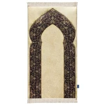 سجاد صلاة فينتيج أرت بريميوم مبطن من أوربان رؤجز الأردن 120x64 سم قماش مخملي ناعم - اربن رجز