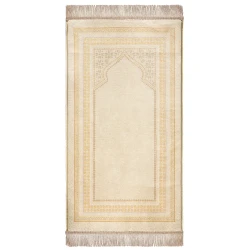 Urban Rugs Jordan Tulle be Telli Medical Prayer Mat High-Density Foam Chenille Fabric 130x70 cm