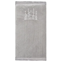 Urban Rugs Medical Memory Foam Prayer Mat Royal Silver 130 x 68 cm
