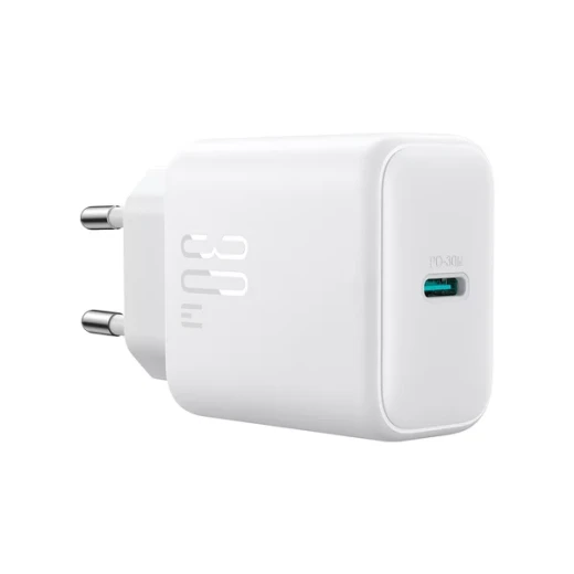 شاحن جداري جوي روم JR-TCF24 بمنفذ USB-C بقوة 30 واط، شحن سريع، أبيض، مع كابل USB-C - جوي روم - Image 9