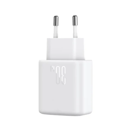 شاحن جداري جوي روم JR-TCF24 بمنفذ USB-C بقوة 30 واط، شحن سريع، أبيض، مع كابل USB-C - جوي روم - Image 4