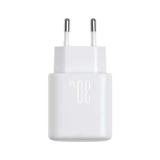 شاحن جداري جوي روم JR-TCF24 بمنفذ USB-C بقوة 30 واط، شحن سريع، أبيض، مع كابل USB-C - جوي روم - Image 6