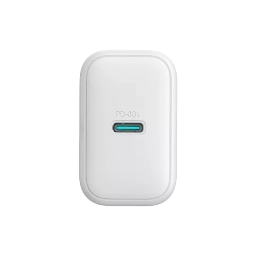 شاحن جداري جوي روم JR-TCF24 بمنفذ USB-C بقوة 30 واط، شحن سريع، أبيض، مع كابل USB-C - جوي روم - Image 7