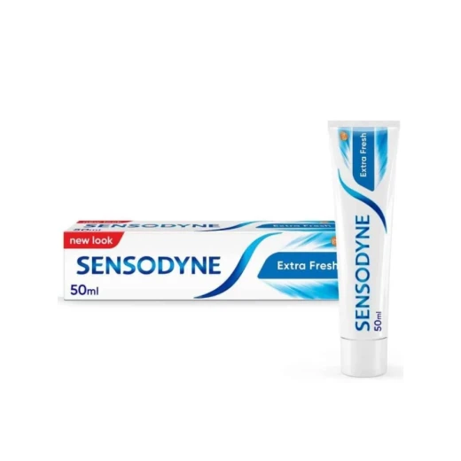 Sensodyne Extra Fresh Toothpaste for Sensitive Teeth, 50ml, Daily Protection - Sensodyne - Image 2