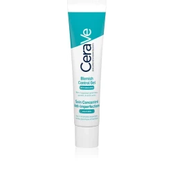 CeraVe Acne Control Gel 40ml, Salicylic Acid Treatment for Blemishes, Oil Control