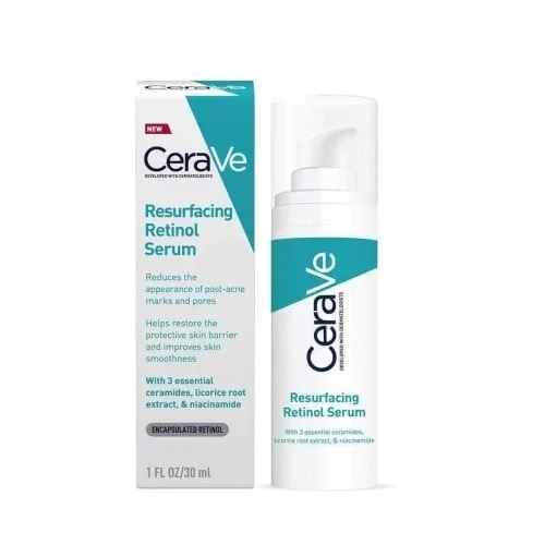 CeraVe Resurfacing Retinol Serum 30ml for Post-Acne Marks and Enlarged Pores CeraVe Resurfacing Retinol Serum 30ml for Post-Acne Marks and Enlarged Pores