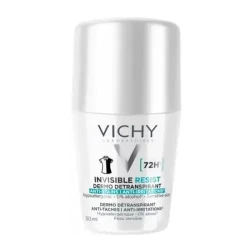 Vichy Invisible Dry Roll On Antiperspirant for Women 72 Hour Protection 50ml