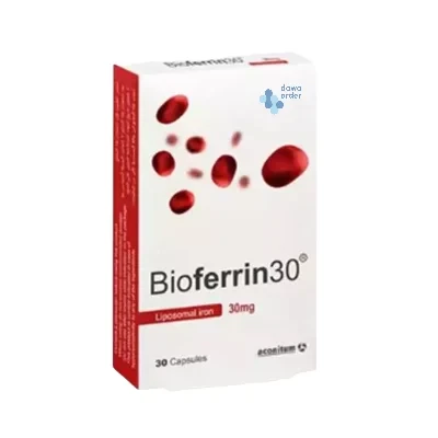 Bioferrin 30mg Iron Supplement: Enhance Energy Levels, Reduce Fatigue, Boost Vitality, and Support Overall Health. Contains 30mg of Iron per Serving