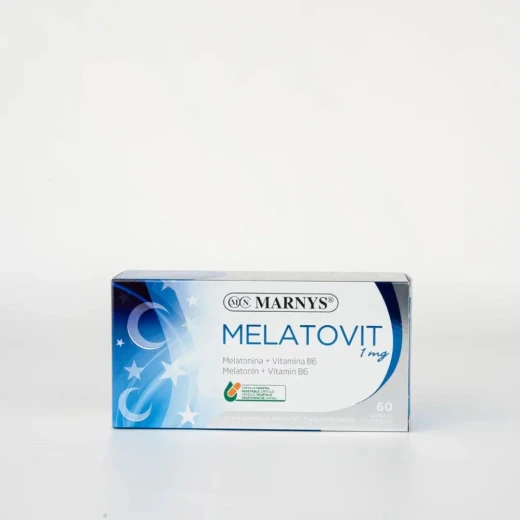 Marnys Melatovit 1Mg 60 Capsules Sleep Aid Supplement for Restful Nights Marnys Melatovit 1Mg 60 Capsules Sleep Aid Supplement for Restful Nights