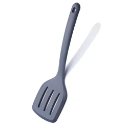 Korkmaz A746 Twisty Silicone Spatula Grey Ideal for Baking Cooking and Food Preparation with a Flexible Heat Resistant Design for All Your Kitchen Culinary Tasks