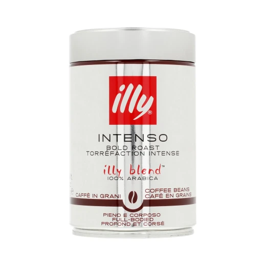 Illy Dark Roast Whole Bean Coffee 250g 100% Arabica Espresso with Chocolate and Caramel Notes