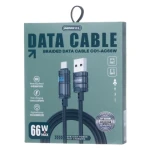 ريماكس كابل سي تو لايتنينج 66 واط USB-C بطول 1.2 متر أسود C01-AC66W - ريماكس