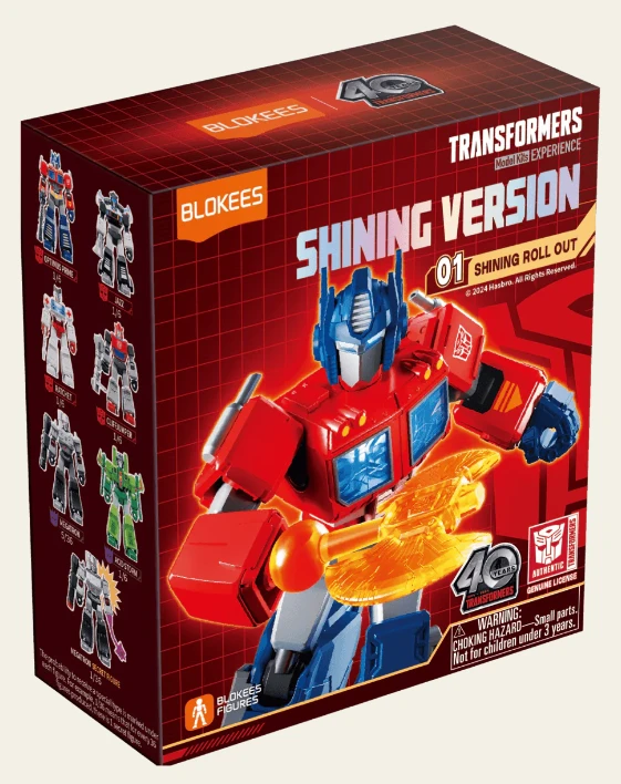 شخصيات Blokees Transformers Shining الإصدار 01 صندوق عشوائي قابلة للتجميع
