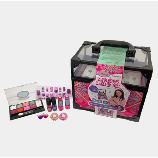 مجموعة مكياج لعب للأطفال من Little Cosmetics تضم أكثر من 25 قطعة مع مرآة وحقيبة حمل آمنة وغير سامة للأطفال الصغار بعمر 3 4 5 6 7 8 9 10 سنوات وأكثر هدية تعليمية ممتعة لعيد الميلاد مجموعة مكياج لعب للأطفال من Little Cosmetics تضم أكثر من 25 قطعة مع مرآة وحقيبة حمل آمنة وغير سامة للأطفال الصغار بعمر 3 4 5 6 7 8 9 10 سنوات وأكثر هدية تعليمية ممتعة لعيد الميلاد