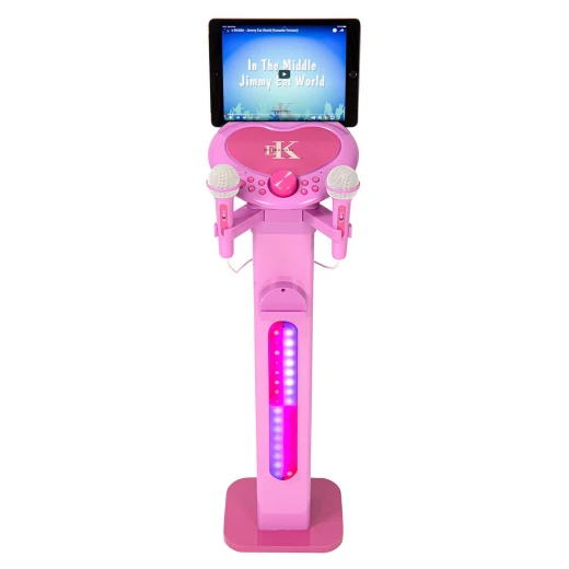 جهاز كاريوكي سهل الاستخدام EKS977BT بتقنية البلوتوث مع أضواء ديسكو LED - Image 2
