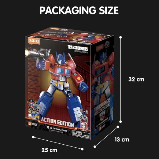 طقم نموذج شخصية BLOKEES Transformers G1 Optimus Prime، 45 نقطة مفصلية - Image 5