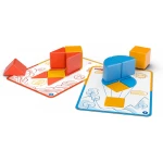 مجموعة مكعبات وبطاقات Geomag Magicube، 16 قطعة، مكعبات بناء مغناطيسية للأطفال الصغار