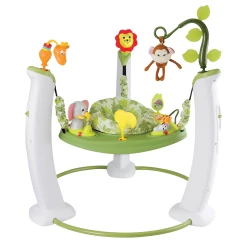 Evenflo Safari Friends ExerSaucer Activity Center, 15+ Activities, 360° Seat Spin
