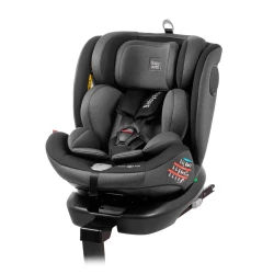 Babyauto Firma iSize Car Seat, 40-150cm, Rotating, Anthracite Melange, 0-12 Years