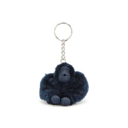 Kipling Monkeyclip S Keychain – Blue Bleu – Stylish & Secure Bag or Key Accessory