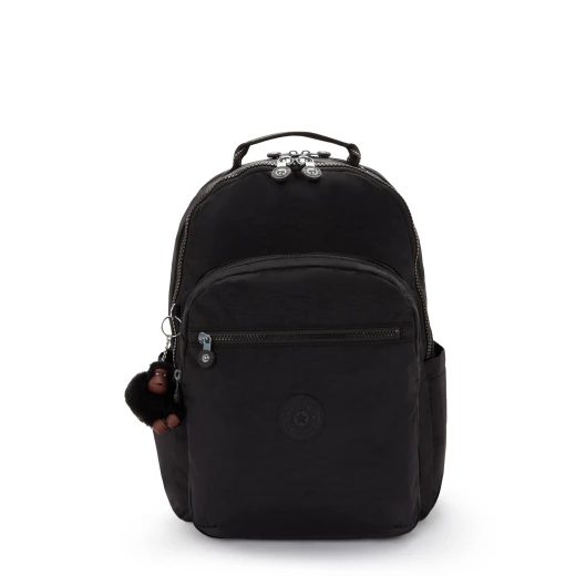 Kipling Seoul College Extra Large Backpack - True Black Kipling Seoul College Extra Large Backpack - True Black