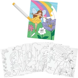 Stephen Joseph Wonder Ink Toddler Art Set, Mess Free Coloring Pages, Fairy Princess Theme