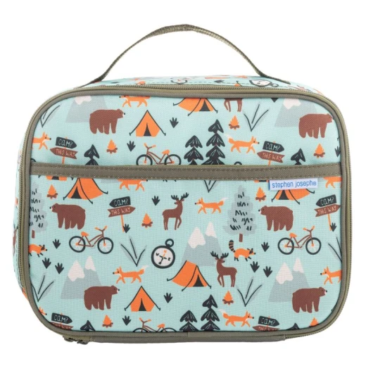 Stephen Joseph Preschool Lunchbox Insulated Lunch Bag for Boys and Girls, Fun Designs