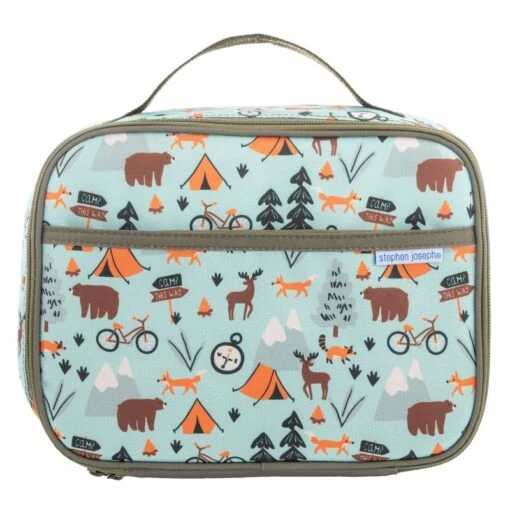 Stephen Joseph Preschool Lunchbox Insulated Lunch Bag for Boys and Girls, Fun Designs - Stephen Joseph - Image 2