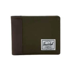 Herschel Two-Fold Wallet Green - Men's PU Leather Wallet
