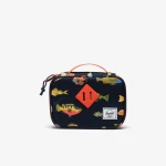 حقيبة أقلام Herschel Heritage Something Fishy للأطفال باللون الكحلي - هيرشل